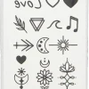 RIVAL Loves Me Kisses & Confetti Finger Tattoos 8
