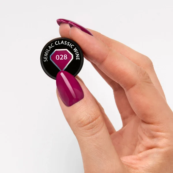 Semilac 028 UV Hybrid Classic Wine 4