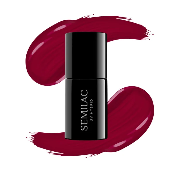 Semilac 071 UV Hybrid Deep Red 1