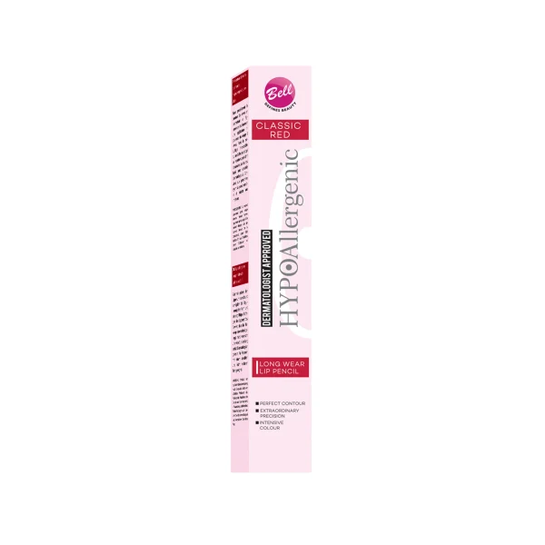 HYPOAllergenic Long Wear Stick Lip Pencil 04 Classic Red 3