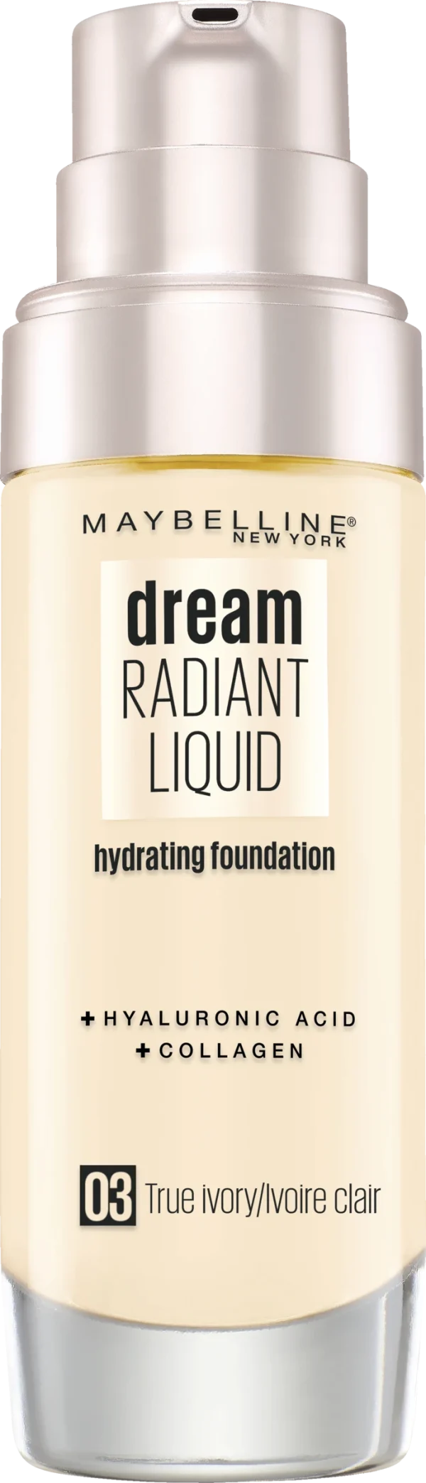 Maybelline New York Dream Radiant Liquid Make-Up Nr. 03 True Ivory 1