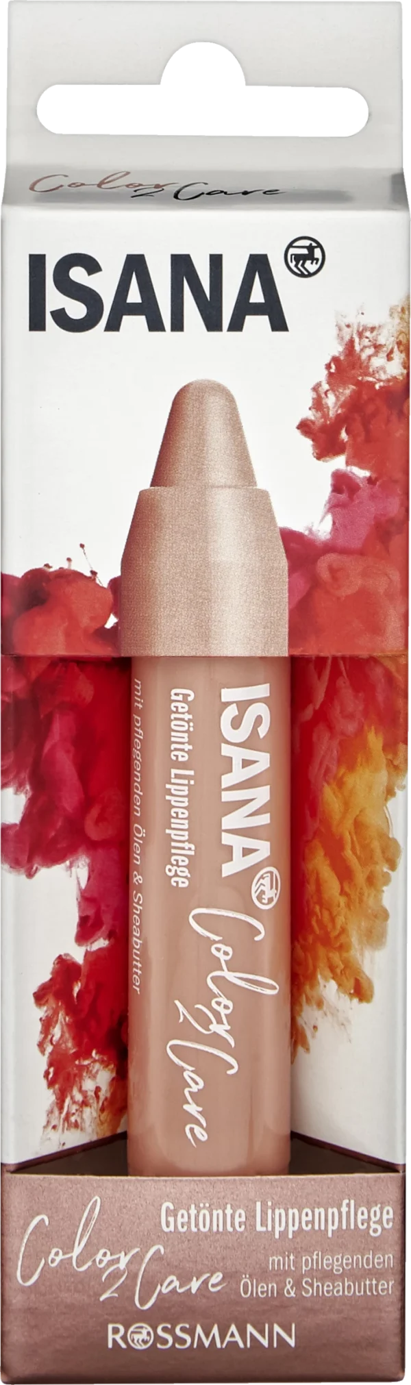 ISANA Getönte Lippenpflege Color 2 Care Nude 1