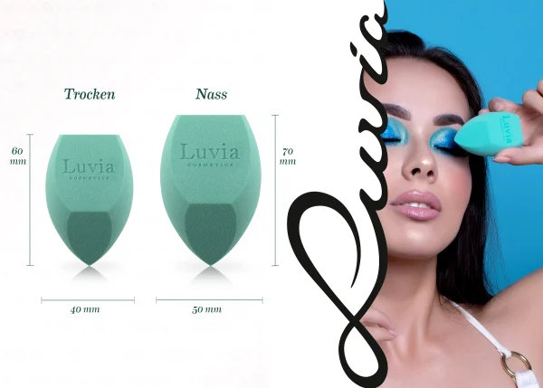 Luvia Cosmetics Prime Vegan – Body Sponge Set Mint 4