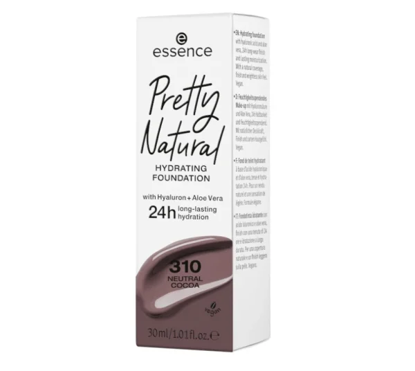 Essence Pretty Natural Hydrating Foundation 310 Neutral Cocoa 1