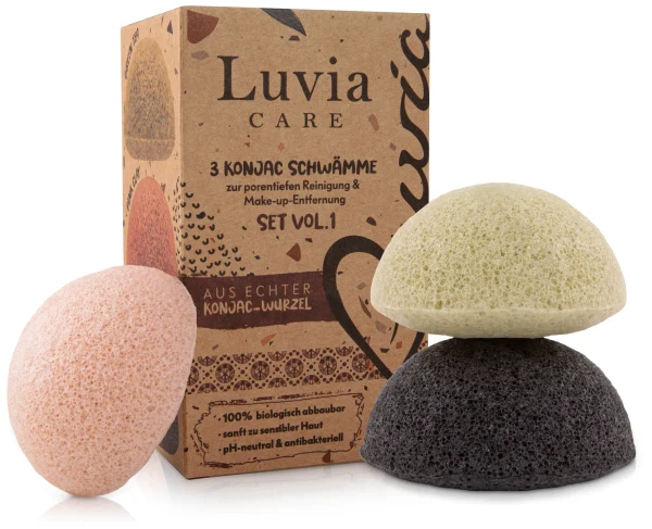 Luvia Cosmetics Konjac Schwamm – Set Vol. 1 1