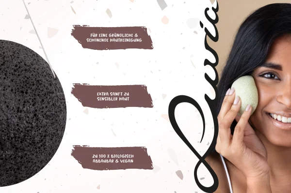 Luvia Cosmetics Konjac Schwamm – Set Vol. 1 6