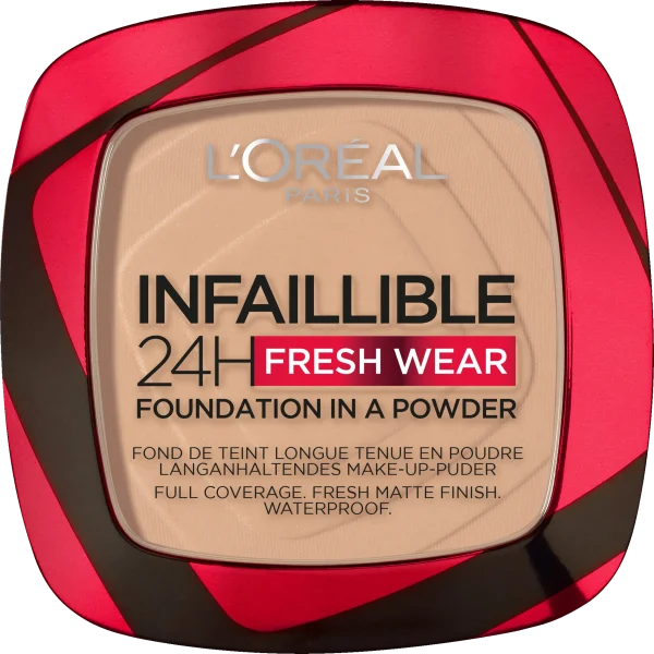 L’Oréal Paris Infaillible 24H Fresh Wear Make-Up-Puder 130 True Beige 1