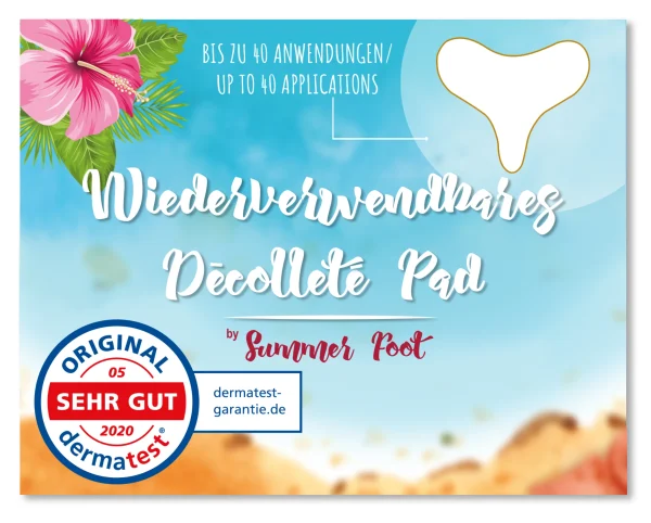 Summer Foot Wiederverwendbares Dekolleté Pad 1