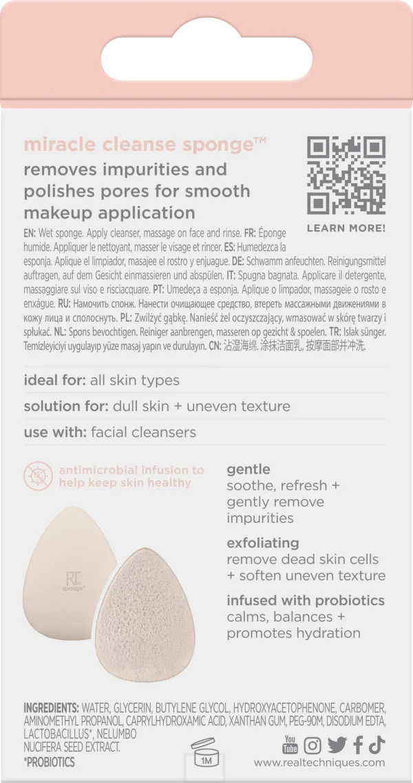 Real Techniques Miracle Cleanse Sponge 4