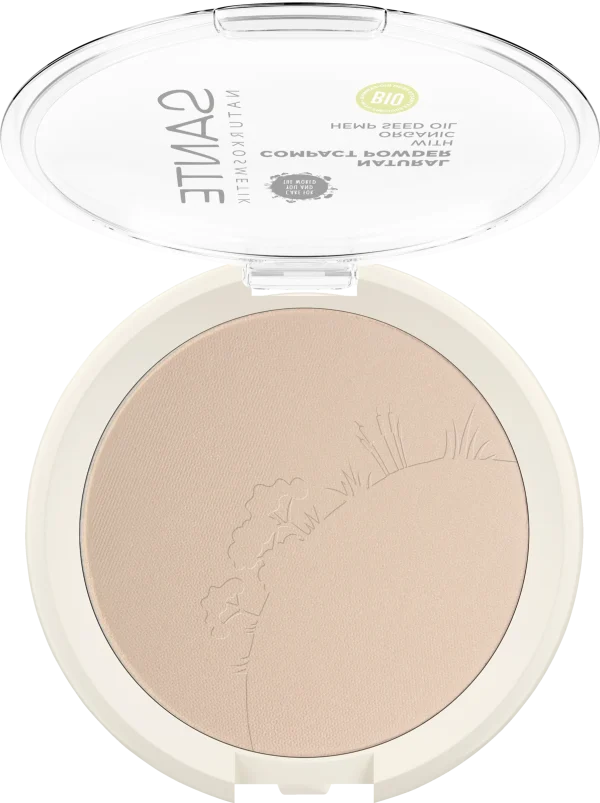 Sante Natural Compact Powder 01 Cool Ivory 3