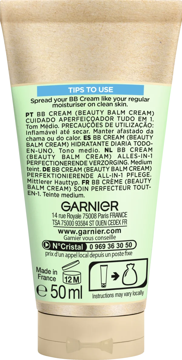 Garnier SkinActive BB Cream Misch- Und ölige Haut Mittel 4
