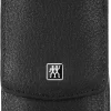 Zwilling Druckknopf-Etui Rindleder, Schwarz 3-tlg. 7