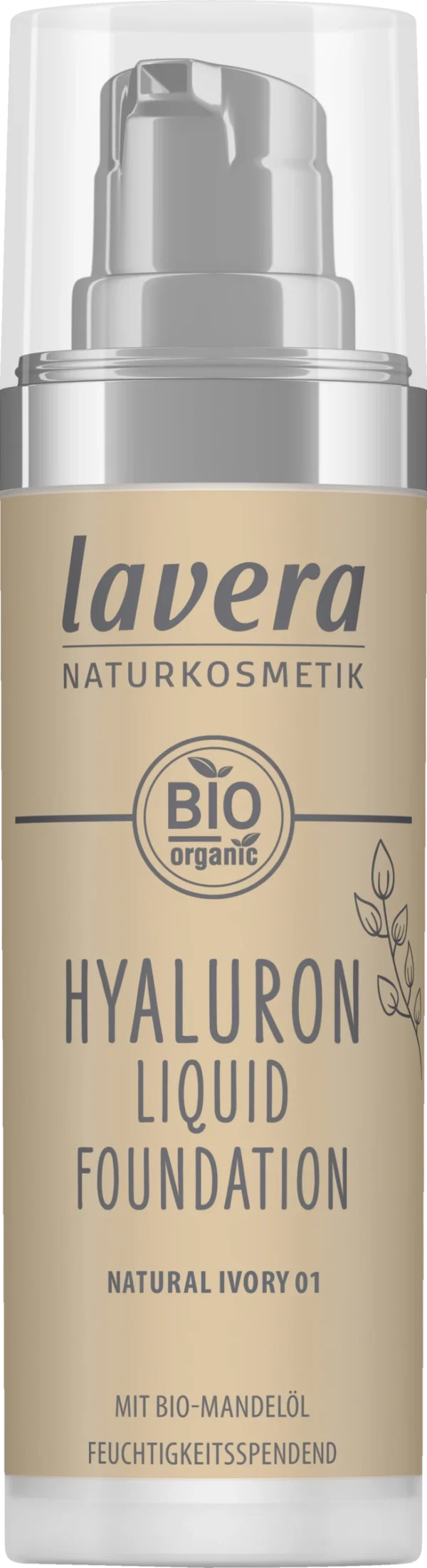 Lavera Hyaluron Liquid Foundation -Natural Ivory 01- 1