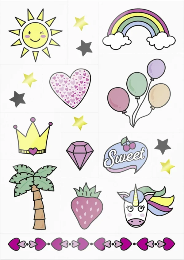 MINICO Temporäre Tattoos SET 01 6