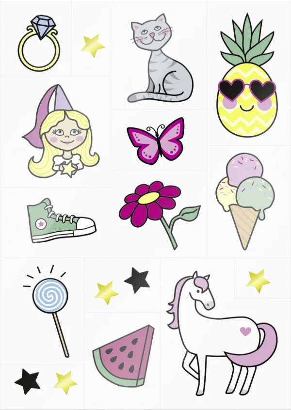 MINICO Temporäre Tattoos SET 01 7