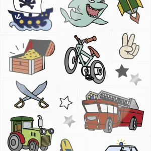 MINICO Temporäre Tattoos SET 02 21