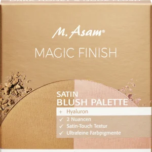 M. Asam MAGIC FINISH Satin Blush Palette – Dark Honey & Nude Flush 9