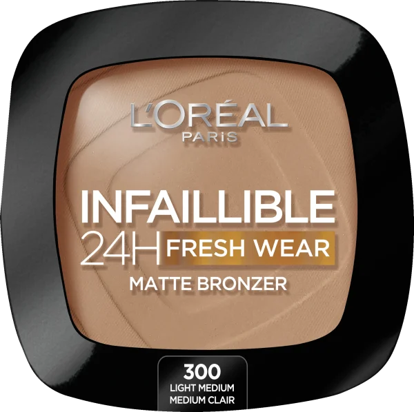 L’Oréal Paris Infaillible 24h Fresh Wear Soft Matte Bronzer 300 Light Medium 1
