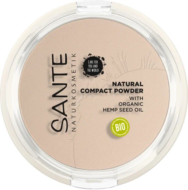 Sante Natural Compact Powder 01 Cool Ivory 1