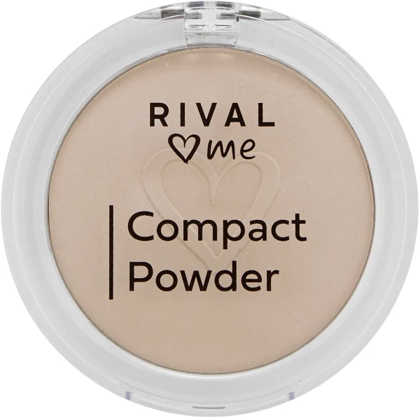 RIVAL Loves Me Compact Powder 01 Porcelain 1