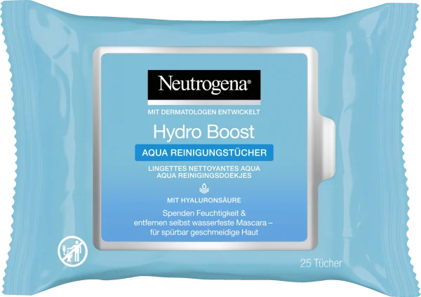 Neutrogena Hydro Boost® Aqua Reinigungstücher 1