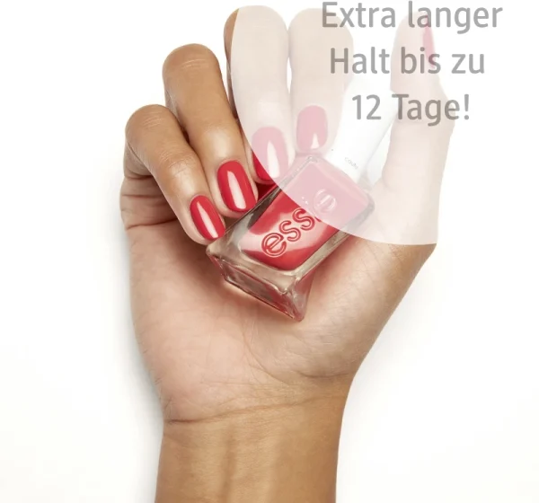 Essie Langanhaltender Nagellack Gel Couture Nr. 470 Sizzling Hot 4