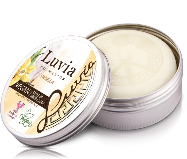 Luvia Cosmetics Brush Soap Vanilla 4