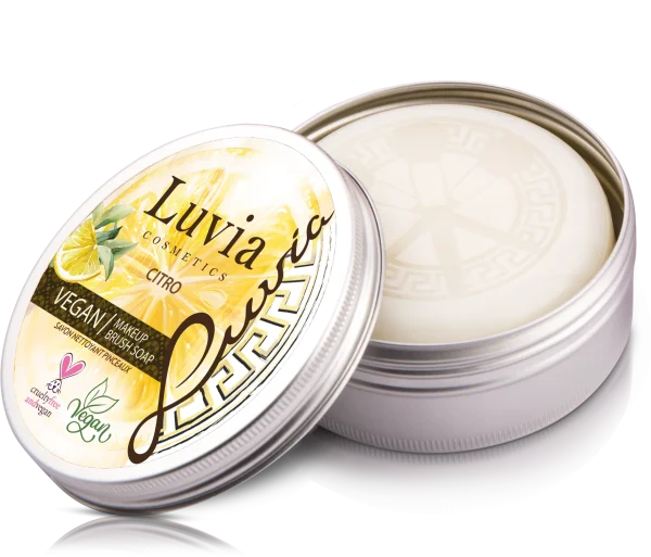 Luvia Cosmetics Pinselseife Zitrone 4