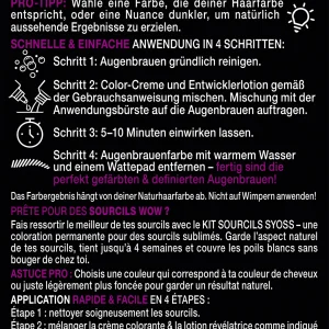 Syoss Augenbrauen Kit Hellbraun 5-1 13