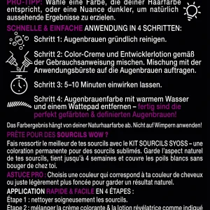 Syoss Augenbrauen Kit Hellbraun 5-1 13