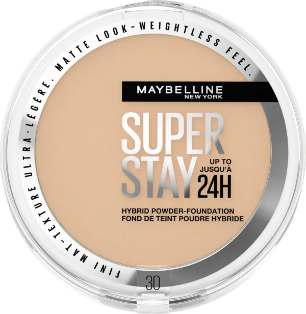 Maybelline New York Super Stay Hybrides Puder Make-Up Nr. 30 1