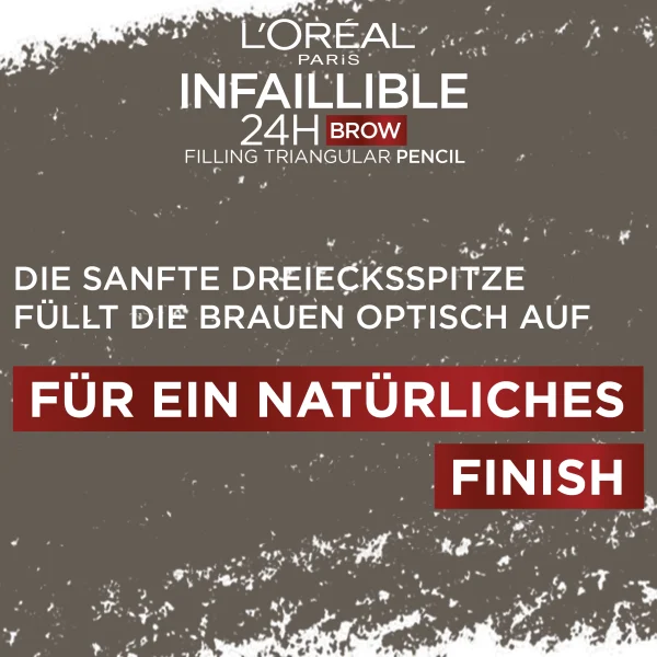 L’Oréal Paris Infaillible 24H Brow Filling Triangular Pencil 7.0 Blonde 5